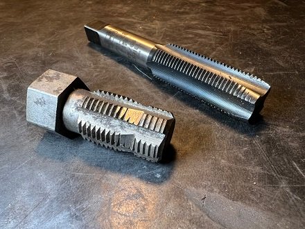 difference between thread chaser and tap clean and tap bolt threads