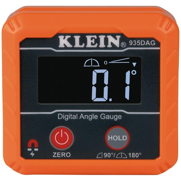 locate engine centerline with digital angle gauge