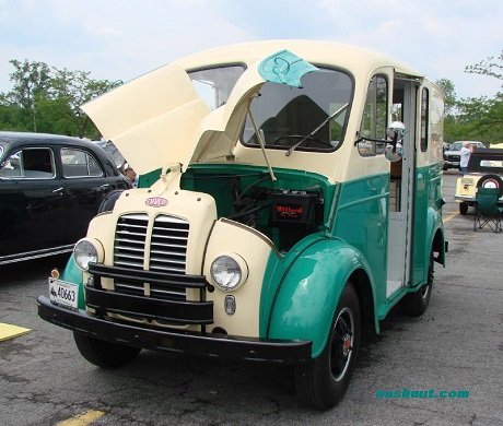 stand and drive milk truck