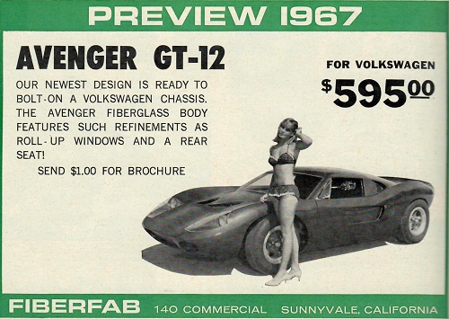 Fiberfab Avenger GT12 kit car kit car restoration project