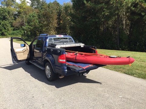 Ford Sport Trac carrying kayak Ford Explorer Sport Trac review