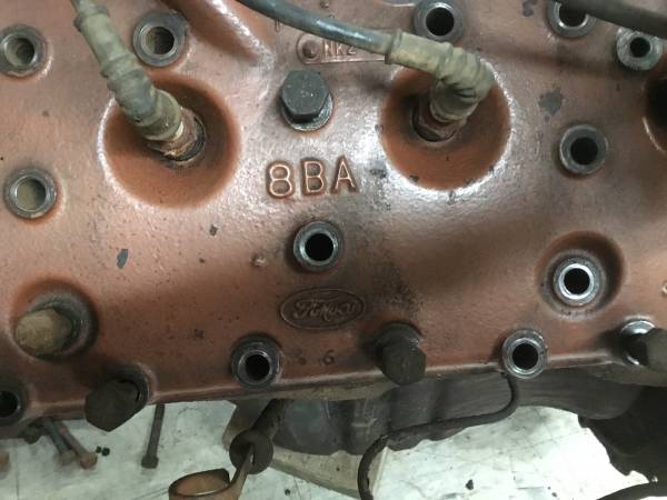 Ford Flathead 8BA motor Ford Flathead 8BA casting