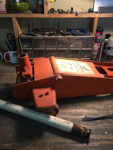 repair an old floor jack