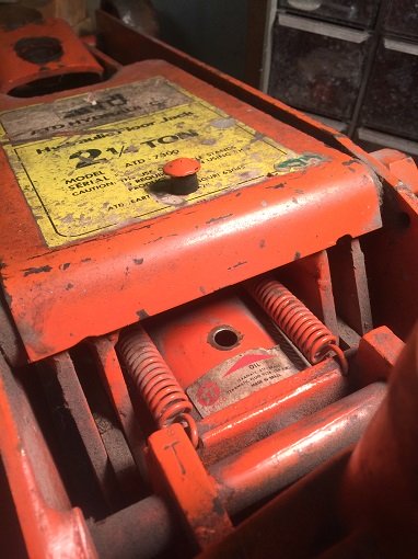 rebuild an old floor jack