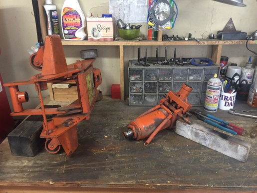 restore an old floor jack