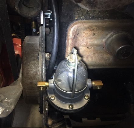 install fuel pump on 1948 Jeep CJ2A Jeep CJ2a install fuel pump