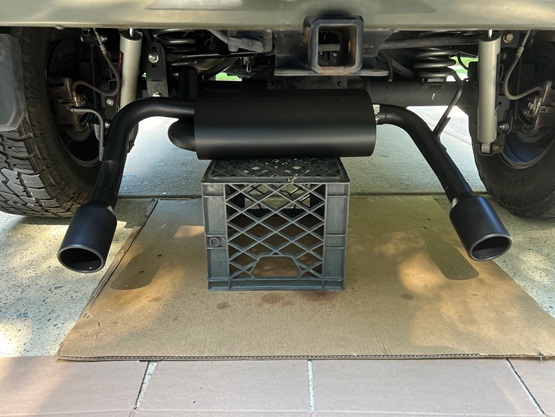 2016 Jeep Wrangler rear exhaust