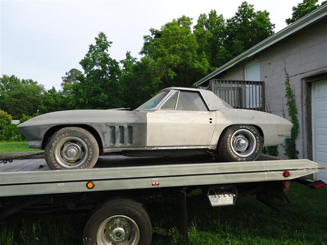 old Corvette on flathead leaking brake caliper