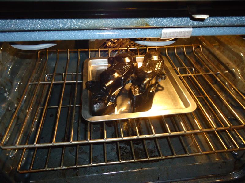 how to paint brake calipers curing brake caliper paint in oven