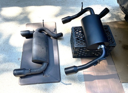 Jeep Wrangler install rear muffler