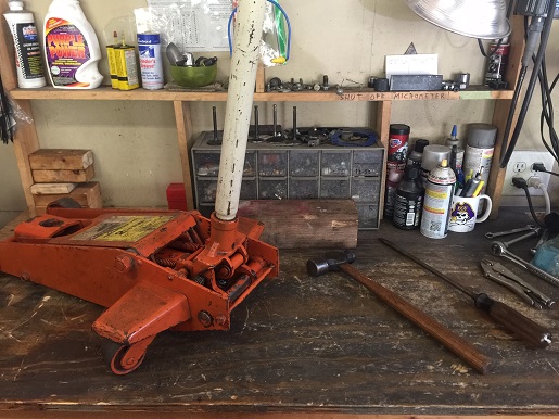 rebuild an old floor jack