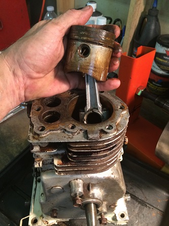 remove frozen piston from engine block remove stuck piston from engine block