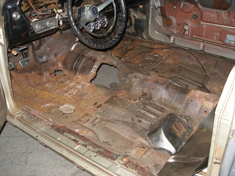 automotive floor panel replacement replace rusty floor panels