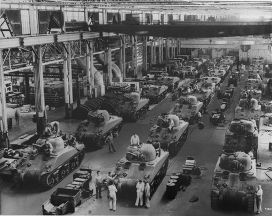 WW2 Sherman Tank