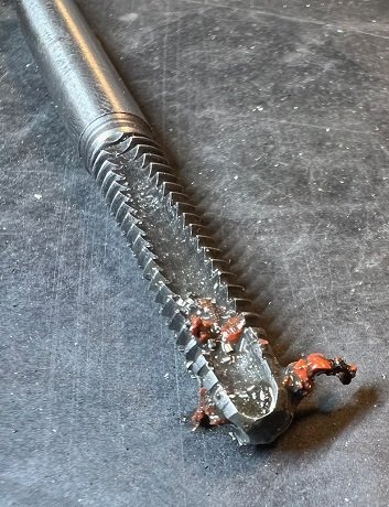 cleaning bolt threads clean and tap bolt threads