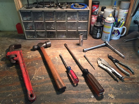 tools needed to repair an old floor jack