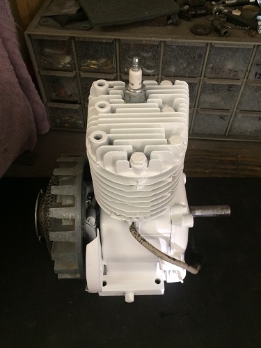 vintage Tecumseh engine restoration old go kart repair