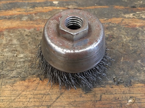 wire cup wheel for old car paint removal stripping car paint by hand